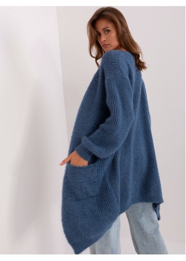 Modrý kardigán