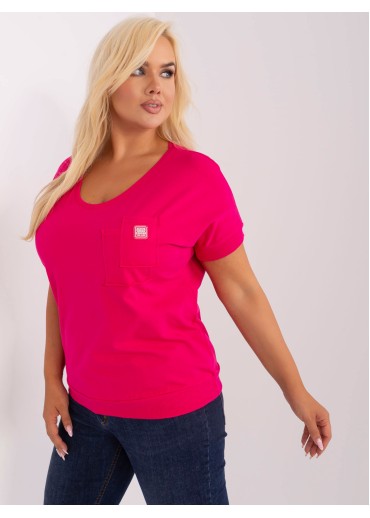Fuchsiovo ružové tričko