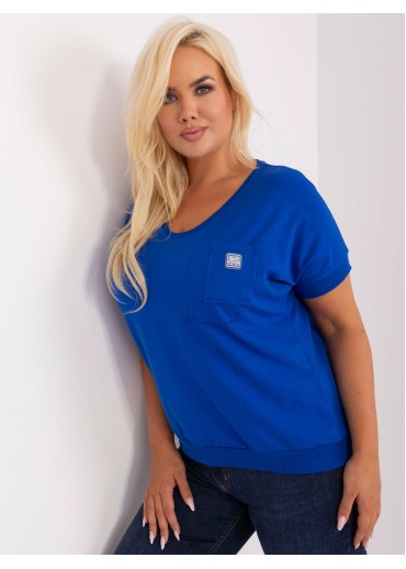 Kobaltovo modré tričko