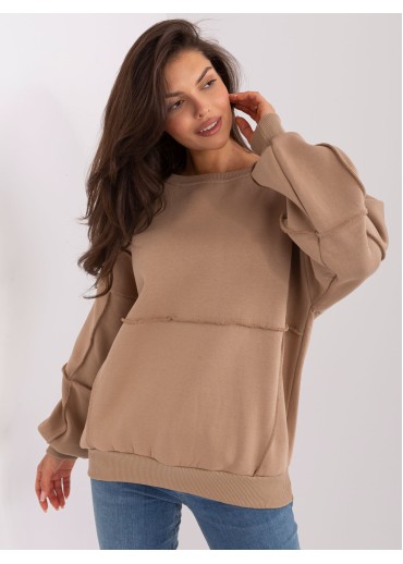 Kapučínovo hnedá mikina