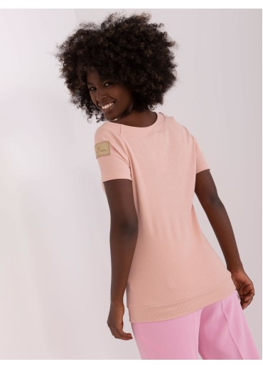Púdrovo ružové tričko