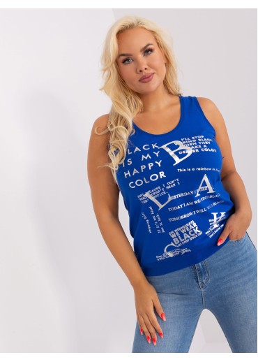 Kobaltovo modrý top