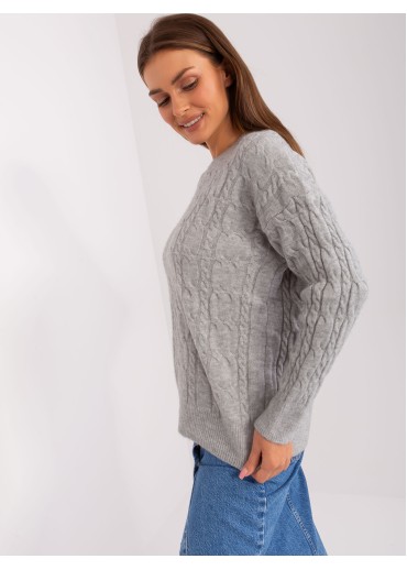 Sivý pulóver