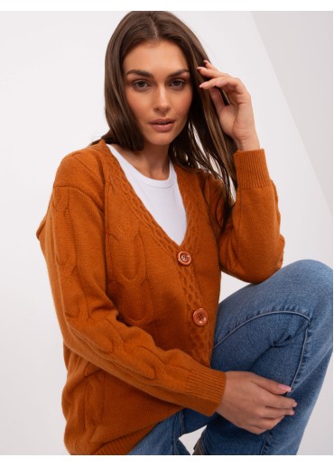 Karamelovo hnedý sveter
