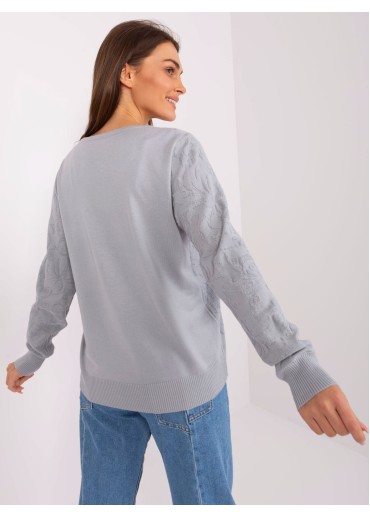 Sivý pulóver