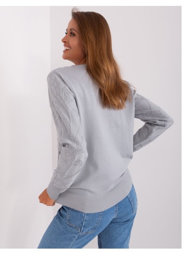 Sivý pulóver