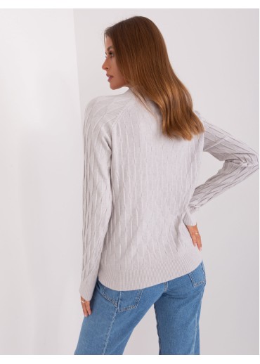 Púdrovo ružový pulóver