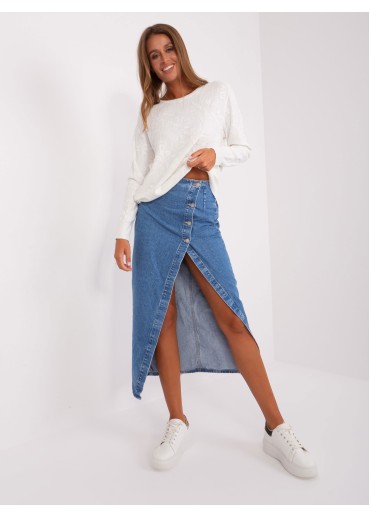 Smotanovo biely pulóver