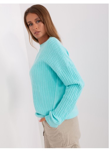 Svetlozelený pulóver