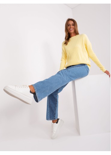 Vanilkovo žltý pulóver