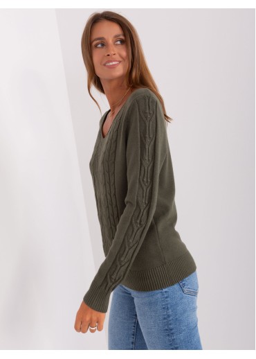 Béžovo hnedý pulóver