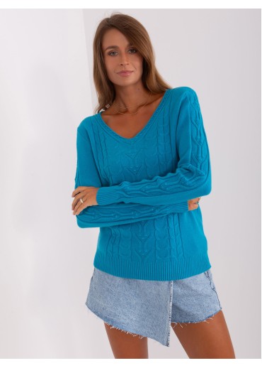 Mätovo zelený pulóver