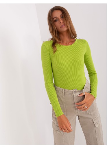 Limetkovo zelené tričko s dlhým rukávom