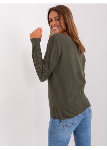 Béžovo hnedý pulóver