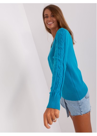 Mätovo zelený pulóver