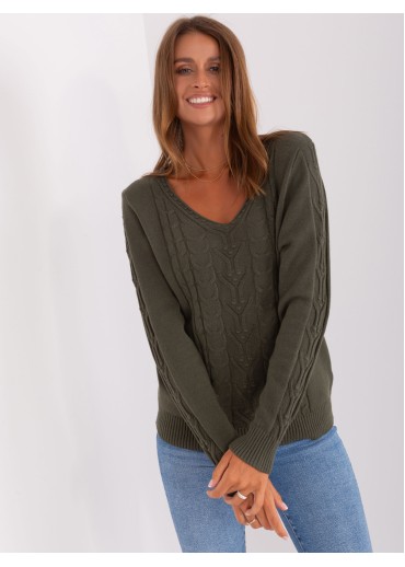 Béžovo hnedý pulóver