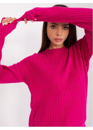 Fuchsiovo ružový pulóver