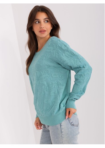 Svetlozelený pulóver