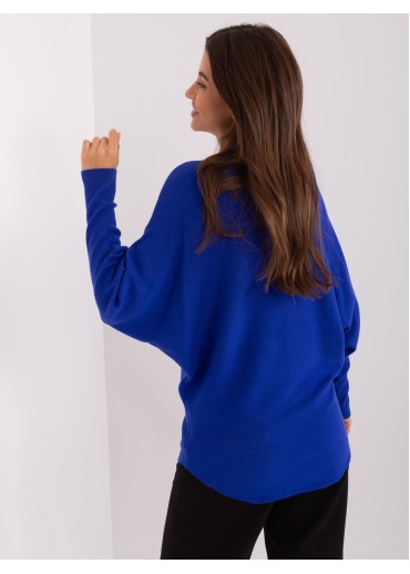 Kobaltovo modrý pulóver