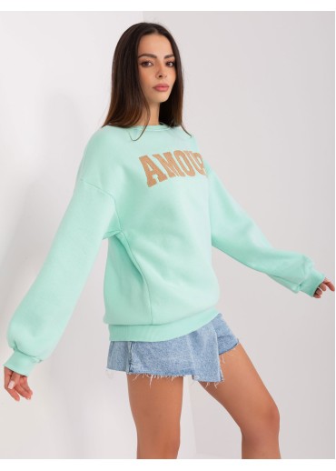 Svetlozelená mikina