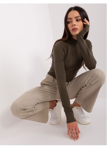 Khaki zelený rolák