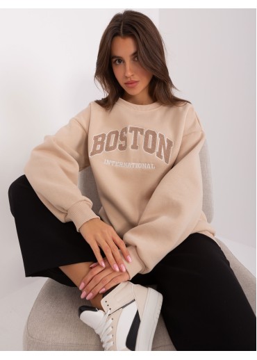 Béžovo hnedá mikina