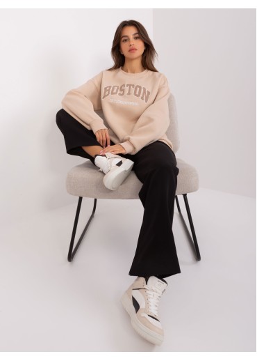 Béžovo hnedá mikina