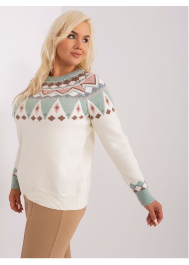 Smotanovo biely pulóver