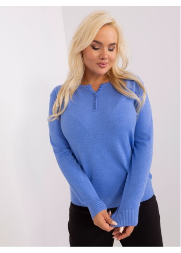 Svetlomodrý pulóver