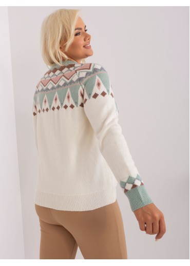 Smotanovo biely pulóver