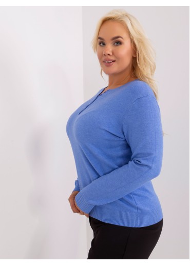 Svetlomodrý pulóver