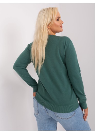 Tmavozelený pulóver
