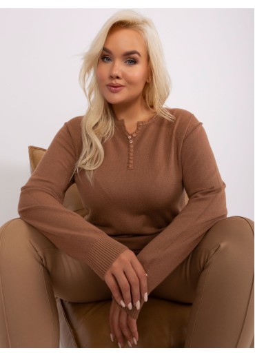 Hnedý pulóver