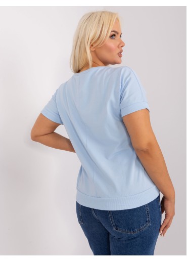 Svetlomodré tričko