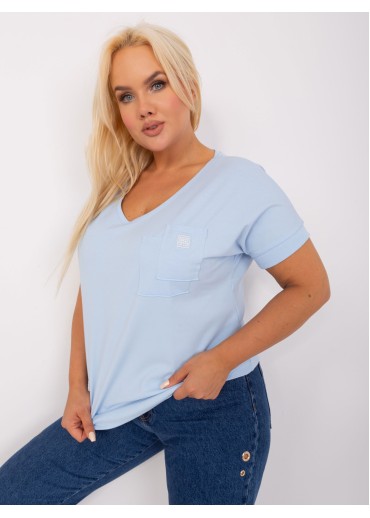 Svetlomodré tričko