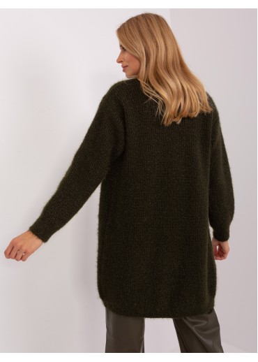 Khaki zelený kardigán