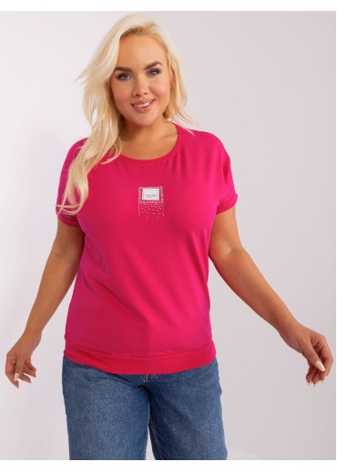 Fuchsiovo ružové tričko