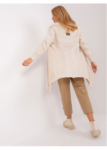 Béžovo hnedý kardigán