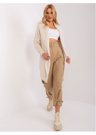 Béžovo hnedý kardigán