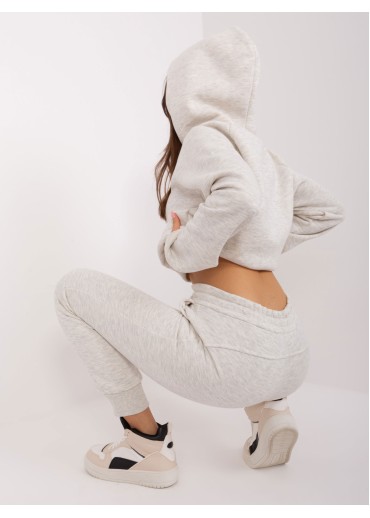 Sivá tepláková súprava