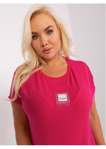 Fuchsiovo ružové tričko