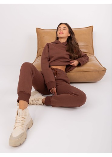 Hnedá tepláková súprava