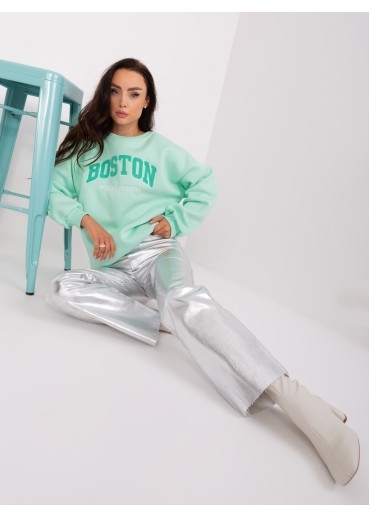 Svetlozelená mikina