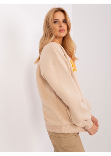 Béžovo hnedá mikina