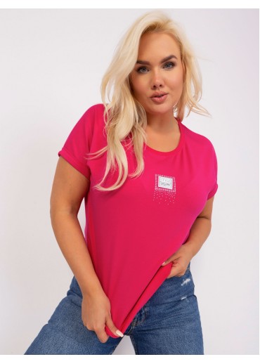 Fuchsiovo ružové tričko