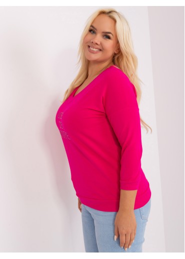 Fuchsiovo ružové tričko