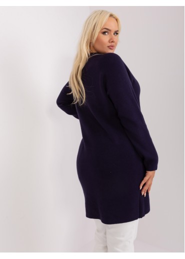 Modrý predĺžený sveter