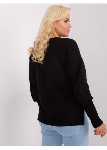 Čierne tričko s dlhým rukávom