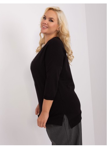 Čierne tričko s potlačou