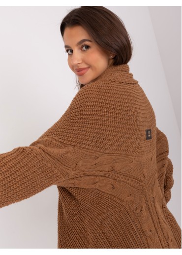 Hnedý kardigán